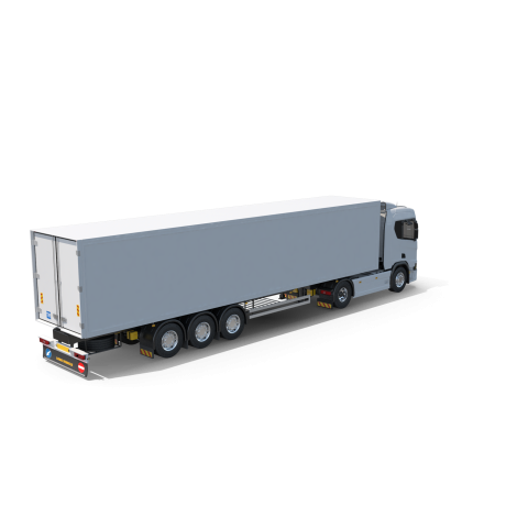 Box Trailer Truck H03 2k