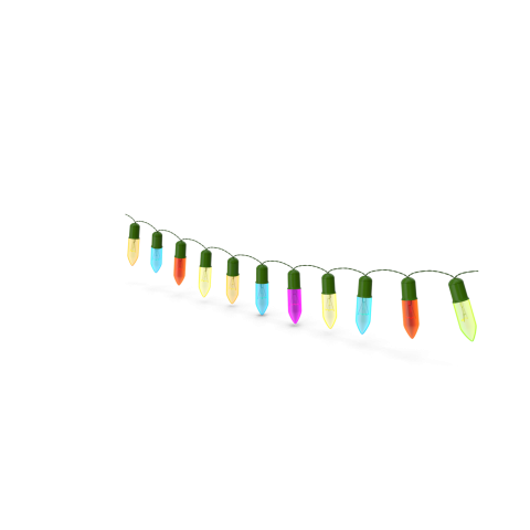 Christmas Lights Garland H03 2k