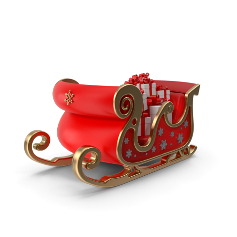 Christmas Sleigh H03 2k