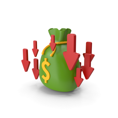 Money Bag Arrows Down H03 2k