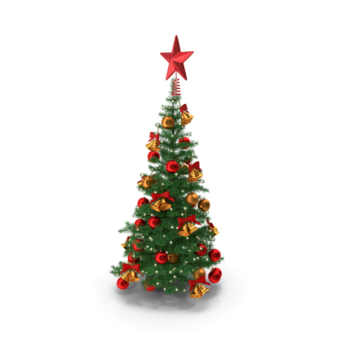 Small Holiday Christmas Tree H03 2k