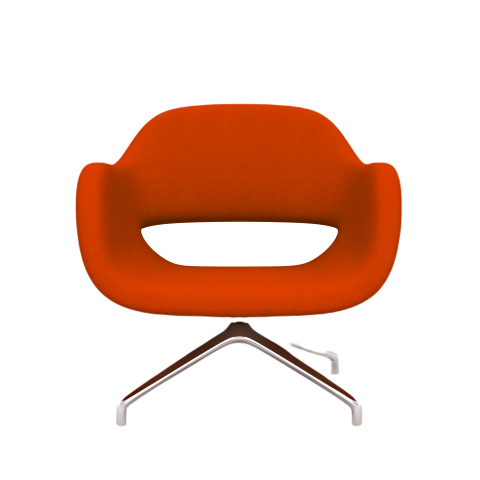 Red modern armchair isolated on white background 3 2024 10 18 03 58 35 utc
