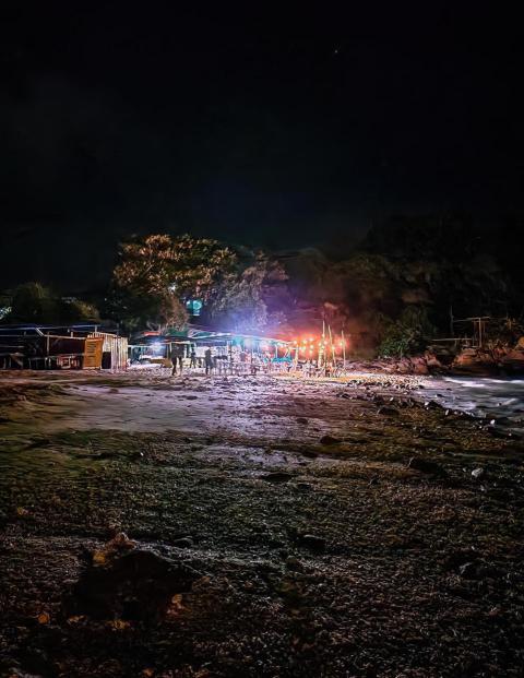 Night light of the resort with reflections on the 2023 11 27 05 32 04 utc