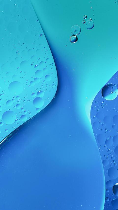 Oil with bubbles on on dark blue background abstr 2023 11 27 05 23 57 utc
